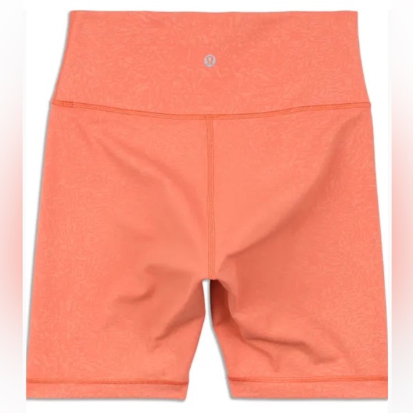 Lululemon Wunder Train High Rise Short 8" in Crunch Warm Coral. Size 4 - Picture 4 of 11